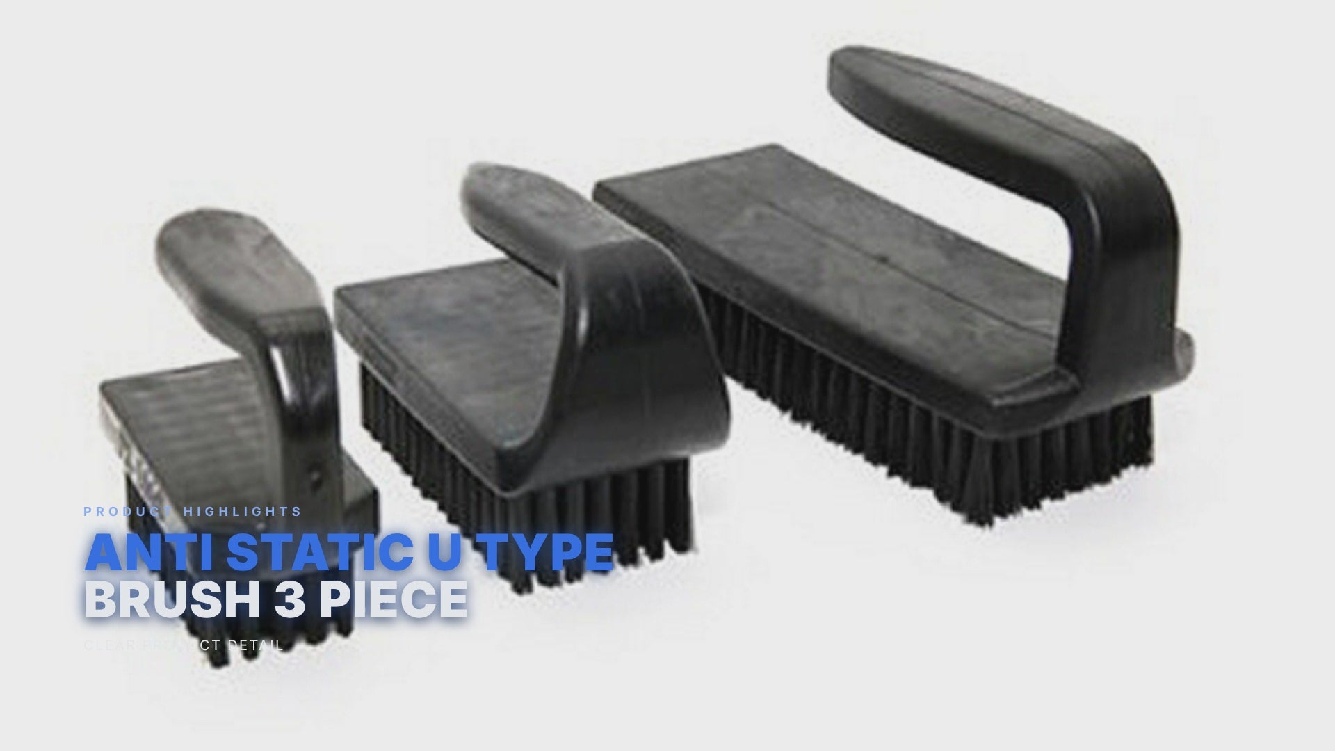 Anti Static U Type Brush 3 Piece FoneFunShop