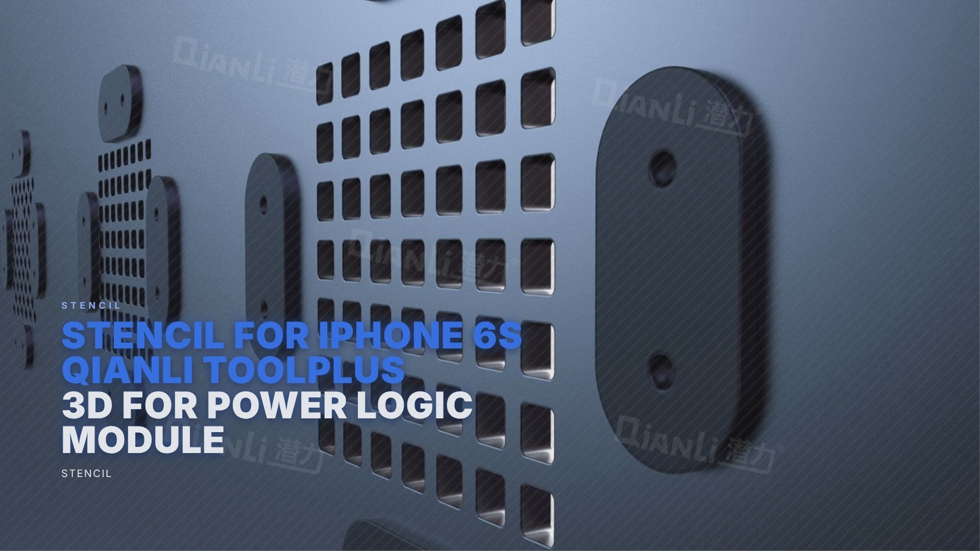 Stencil For iPhone 6s QianLi ToolPlus 3D For Power Logic Module Stencil FoneFunShop