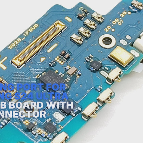 Charging Port For Samsung S24 Ultra SM-S928B Full PCB Board With USB Connector Charging Port FoneFunShop