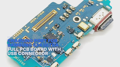 Charging Port For Samsung S24 Ultra SM-S928B Full PCB Board With USB Connector Charging Port FoneFunShop