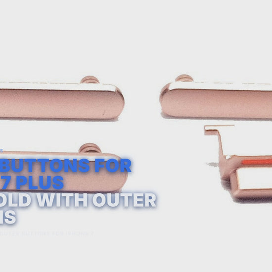 Power Buttons For iPhone 7 PLUS Rose Gold With Outer Buttons FoneFunShop
