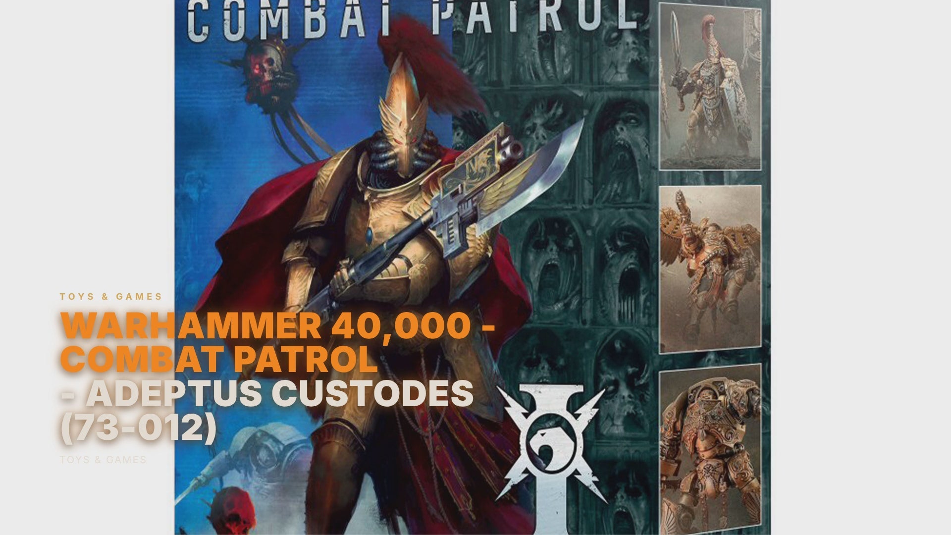 Warhammer 40,000 - Combat Patrol - Adeptus Custodes (73-012) Toys & Games FoneFunShop
