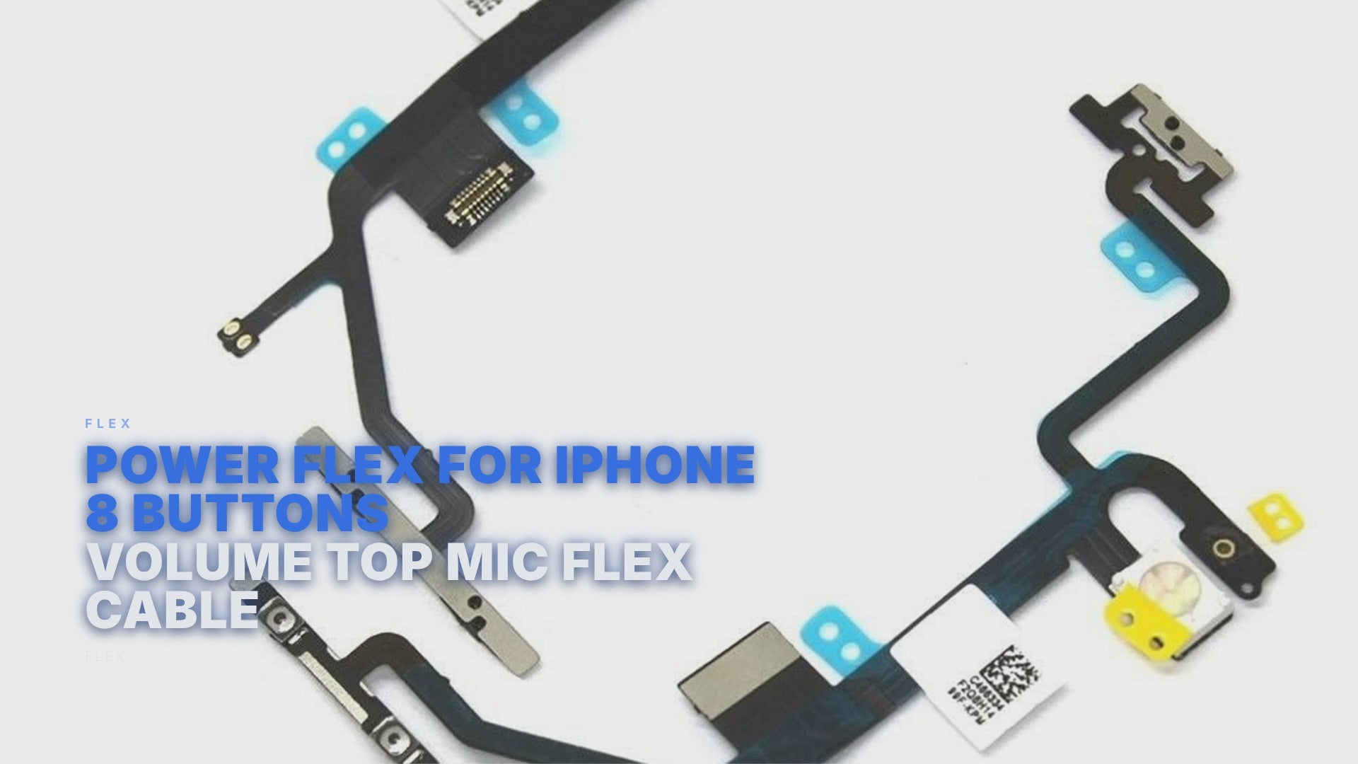 Power Flex For iPhone 8 Buttons Volume Top Mic Flex Cable Flex FoneFunShop