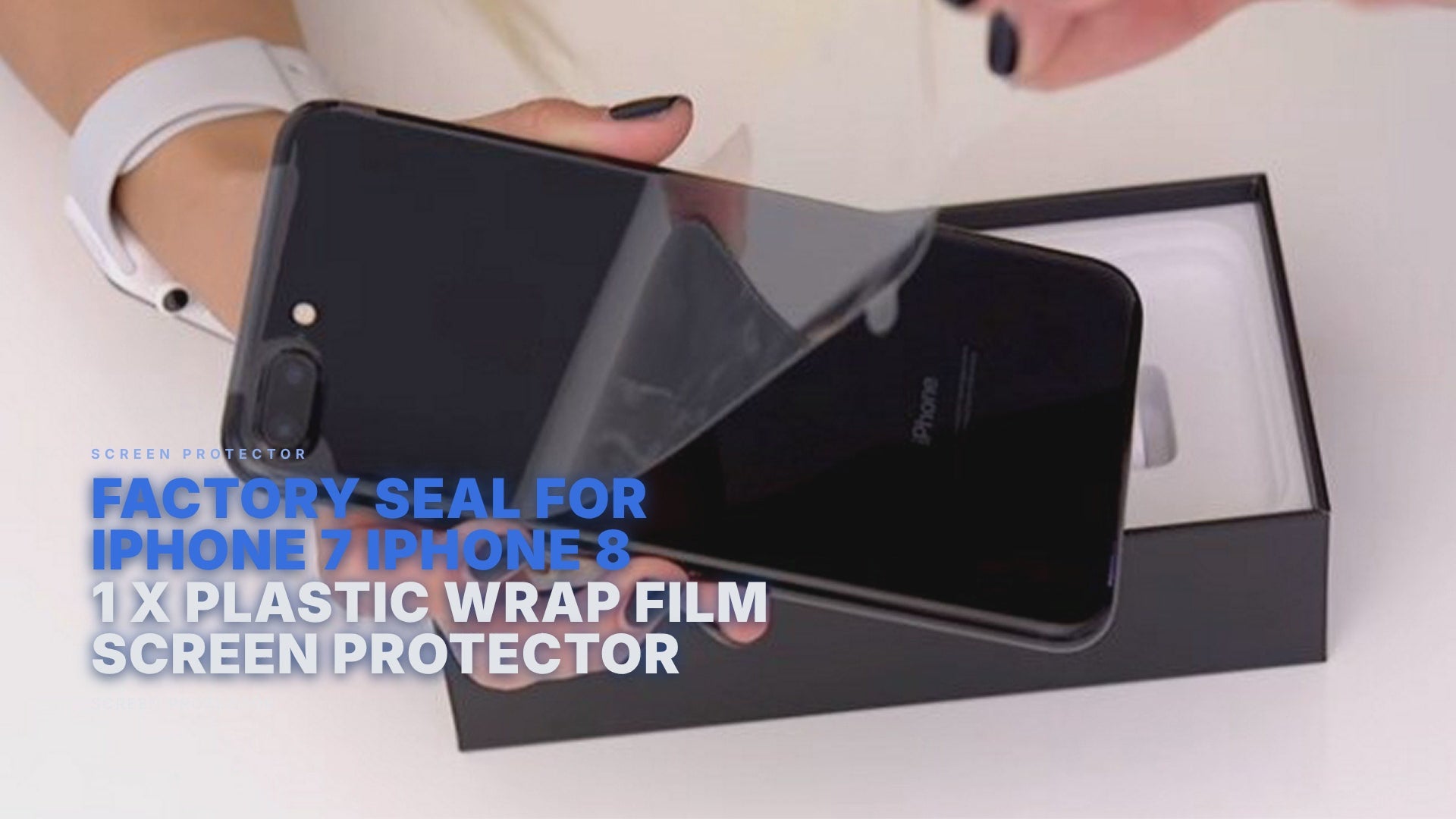 Factory Seal For iPhone 7 iPhone 8 1 x Plastic Wrap Film Screen Protector Screen Protector FoneFunShop