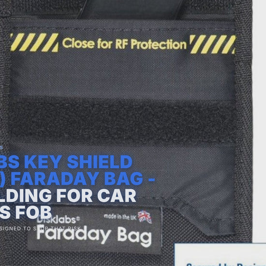 Disklabs Key Shield (kscar) Faraday Bag - RF Shielding for Car Keyless Fob FoneFunShop