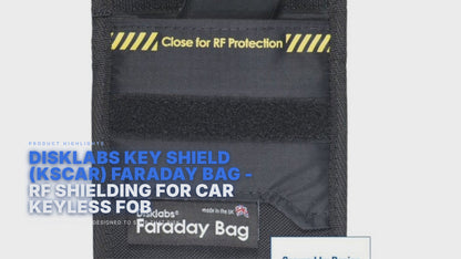 Disklabs Key Shield (kscar) Faraday Bag - RF Shielding for Car Keyless Fob FoneFunShop