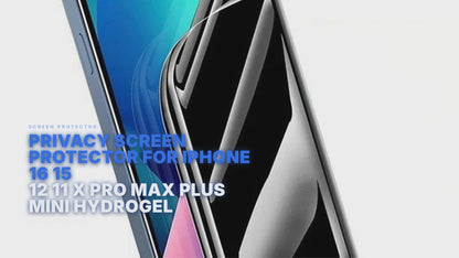 Privacy Screen Protector For iPhone 16 15 14 13 12 11 X Pro Max Plus Mini Hydrogel Screen Protector FoneFunShop
