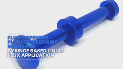 Flux Dispenser Plunger Mechanic Metal For Syringe Based Liquid Flux Application FoneFunShop