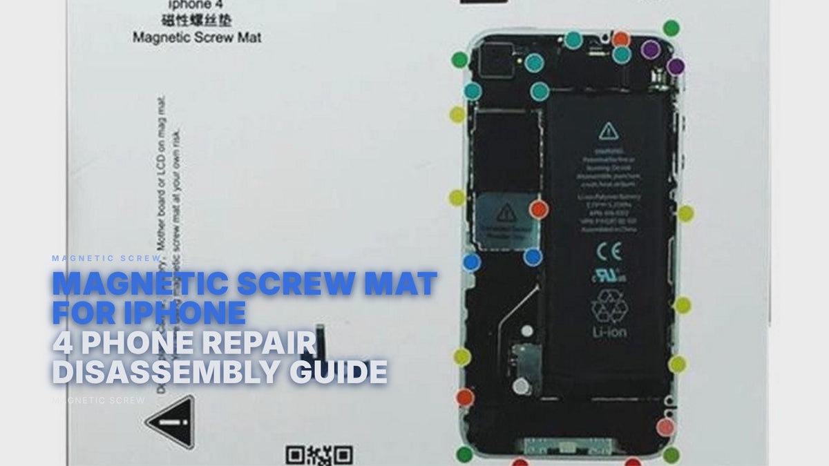 Magnetic Screw Mat For iPhone 4 Phone Repair Disassembly Guide Magnetic Screw FoneFunShop