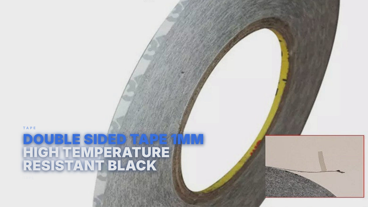 Double Sided Tape 1mm High Temperature Resistant Black Tape FoneFunShop