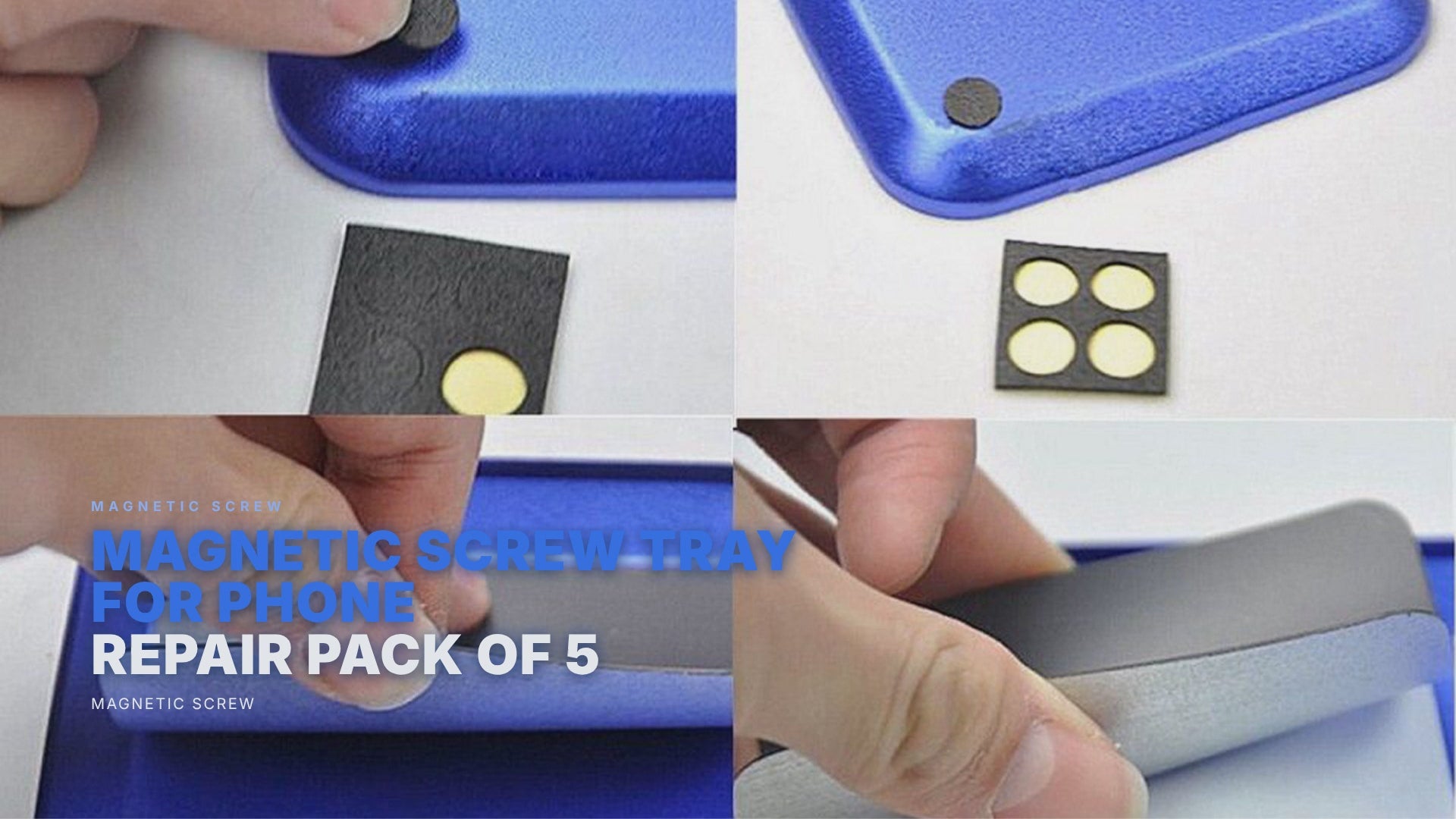 Magnetic Screw Tray For Phone Repair Pack of 5 Magnetic Screw FoneFunShop