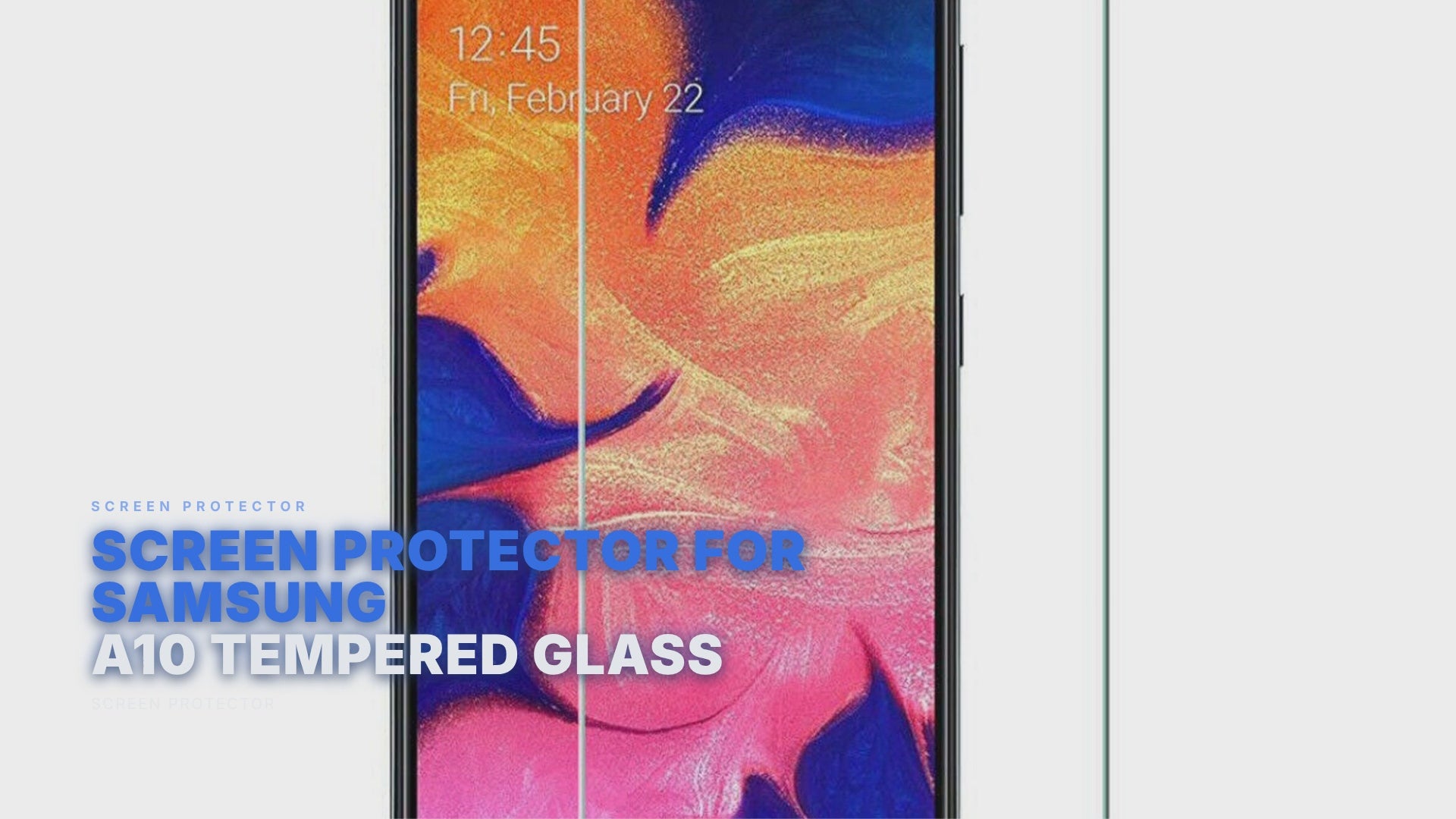 Screen Protector For Samsung A10 Tempered Glass Screen Protector FoneFunShop