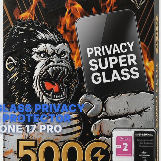 Super Glass Privacy Screen Protector For iPhone 17 Pro Screen Protector FoneFunShop