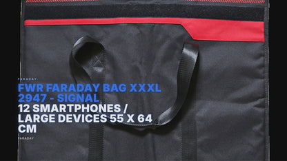 FWR Faraday Bag XXXL 2947 - Signal Blocking Pouch for 12 Smartphones / Large Devices 55 x 64 cm Faraday FoneFunShop