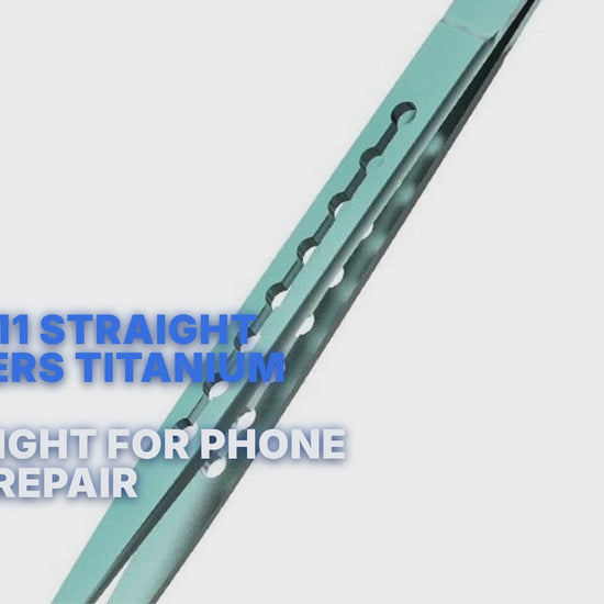 2UUL Ti11 Straight Tweezers Titanium Alloy Ultralight For Phone Board Repair 2uul FoneFunShop