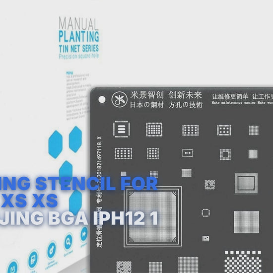Reballing Stencil For iPhone XS XS Max Mijing BGA IPH12 1 Stencil FoneFunShop