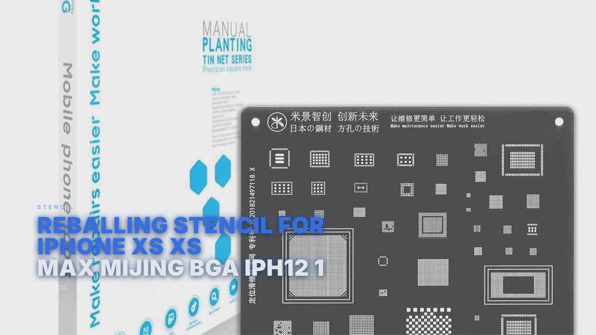 Reballing Stencil For iPhone XS XS Max Mijing BGA IPH12 1 Stencil FoneFunShop