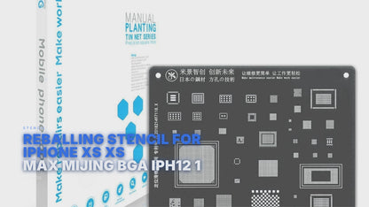 Reballing Stencil For iPhone XS XS Max Mijing BGA IPH12 1 Stencil FoneFunShop