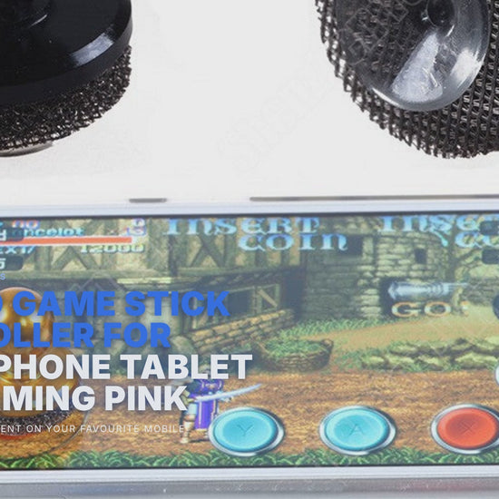 Joypad Game Stick Controller For Smartphone Tablet iPad Gaming Pink FoneFunShop