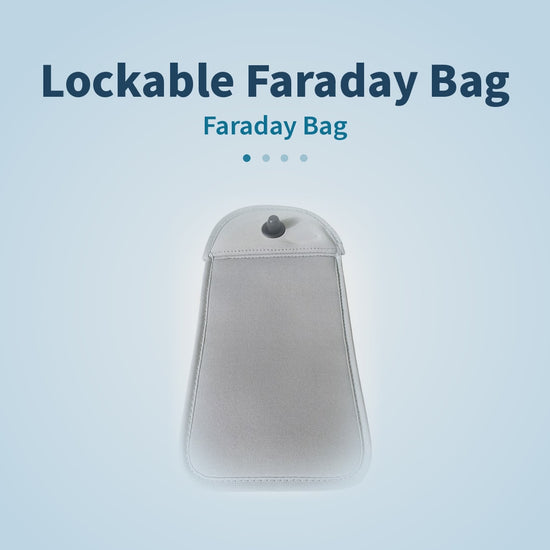 Lockable Faraday Bag For Mobile Phone With Magnetic Security Lock Faraday Bag FoneFunShop