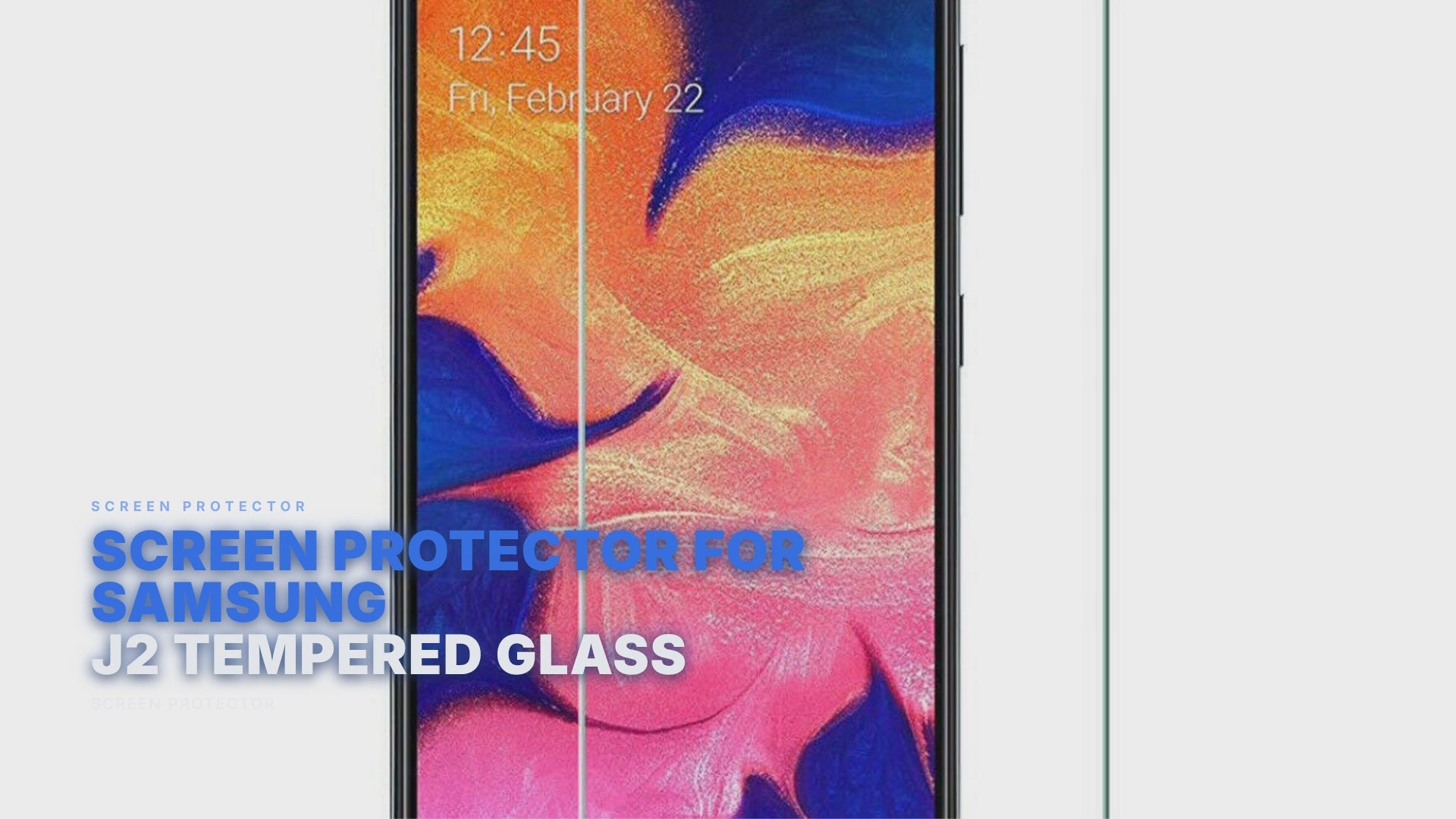 Screen Protector For Samsung J2 Tempered Glass Screen Protector FoneFunShop
