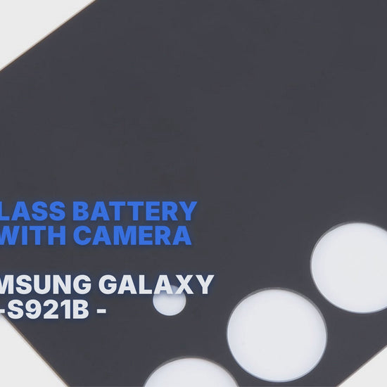 Back Glass Battery Cover with Camera Lens Black for Samsung Galaxy S24 SM-S921B - Aftermarket Back Cover FoneFunShop