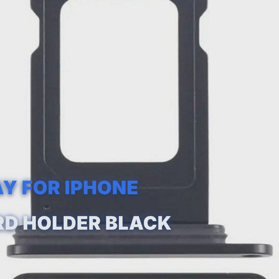 Sim Tray For iPhone 16e Sim Card Holder Black Sim Tray FoneFunShop