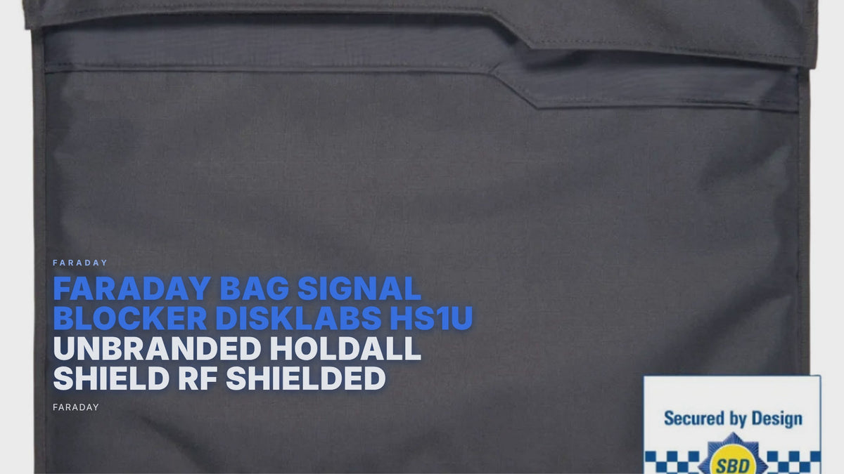 Faraday Bag Signal Blocker Disklabs HS1U Unbranded Holdall Shield RF Shielded Faraday FoneFunShop