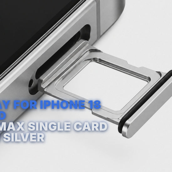 Sim Tray For iPhone 18 Pro and 18 Pro Max Single Card Holder Silver Sim Tray FoneFunShop