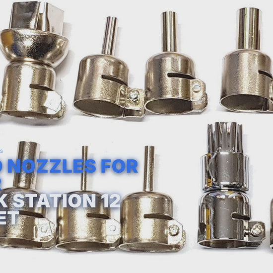 Angled Nozzles For Hot Air Rework Station 12 Piece Set FoneFunShop