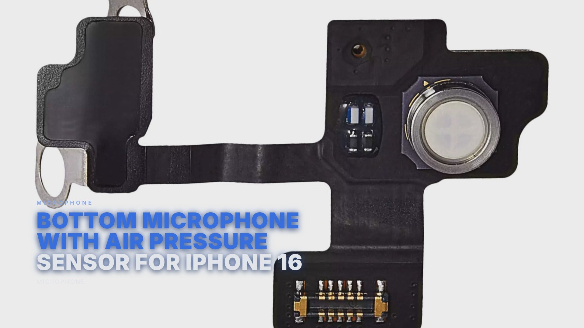 Bottom Microphone with Air Pressure Sensor For iPhone 16 Microphone FoneFunShop