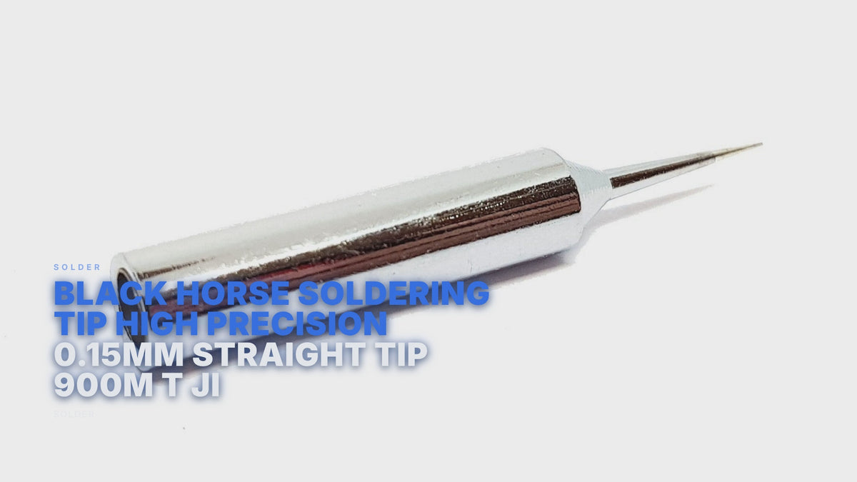 Black Horse Soldering Tip High Precision With 0.15mm Straight Tip 900M T JI Solder FoneFunShop