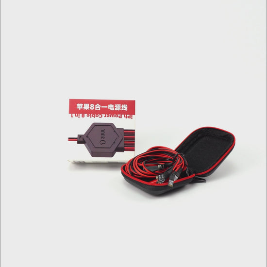 DC Power Test Cable For iPhone 8 to 17 Pro Max - Power Logicboards Via Bench Supply Ultra Soft Connection Cable FoneFunShop