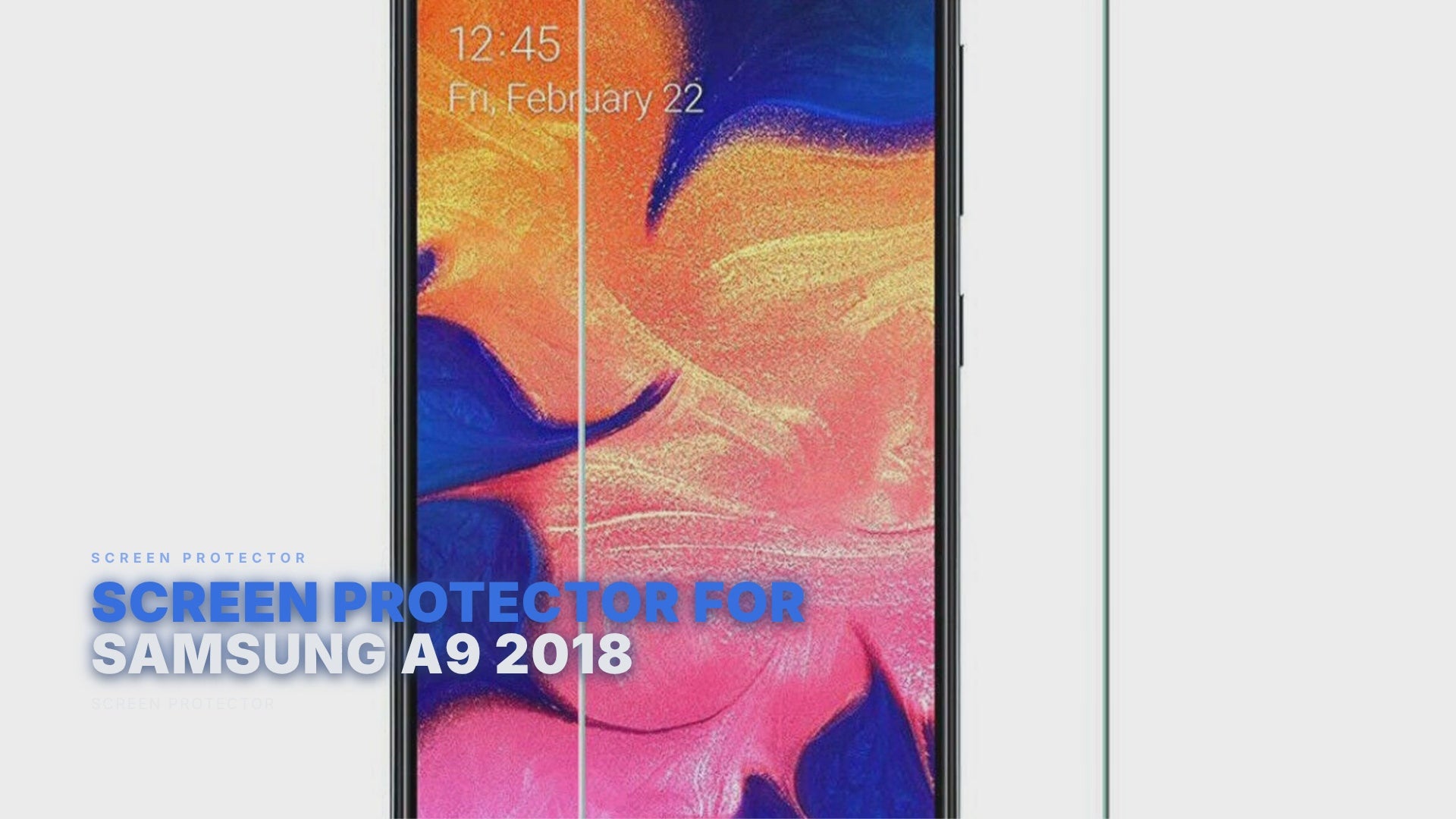 Screen Protector For Samsung A9 2018 Screen Protector FoneFunShop