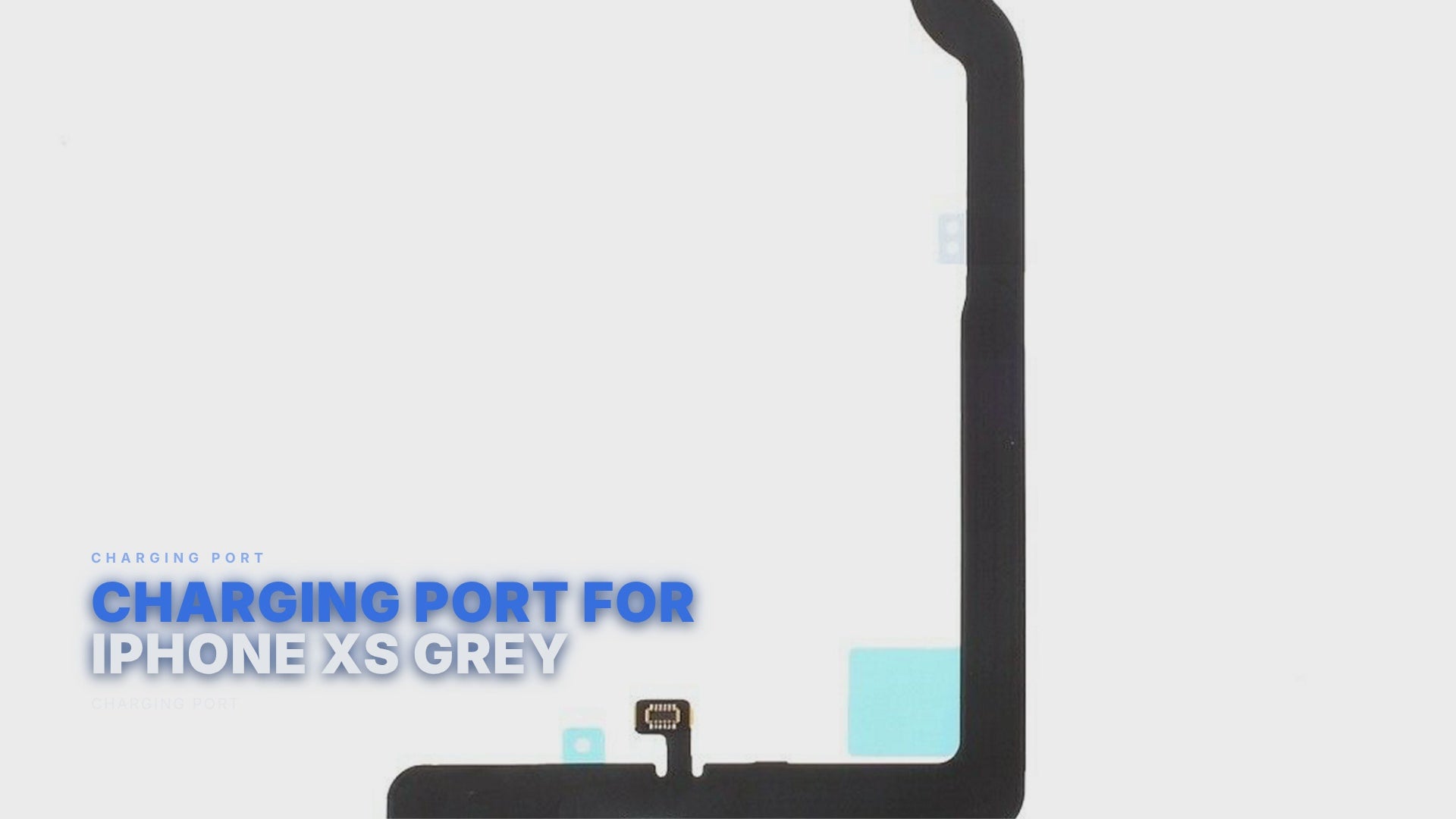 Charging Port For iPhone Xs Grey Charging Port FoneFunShop