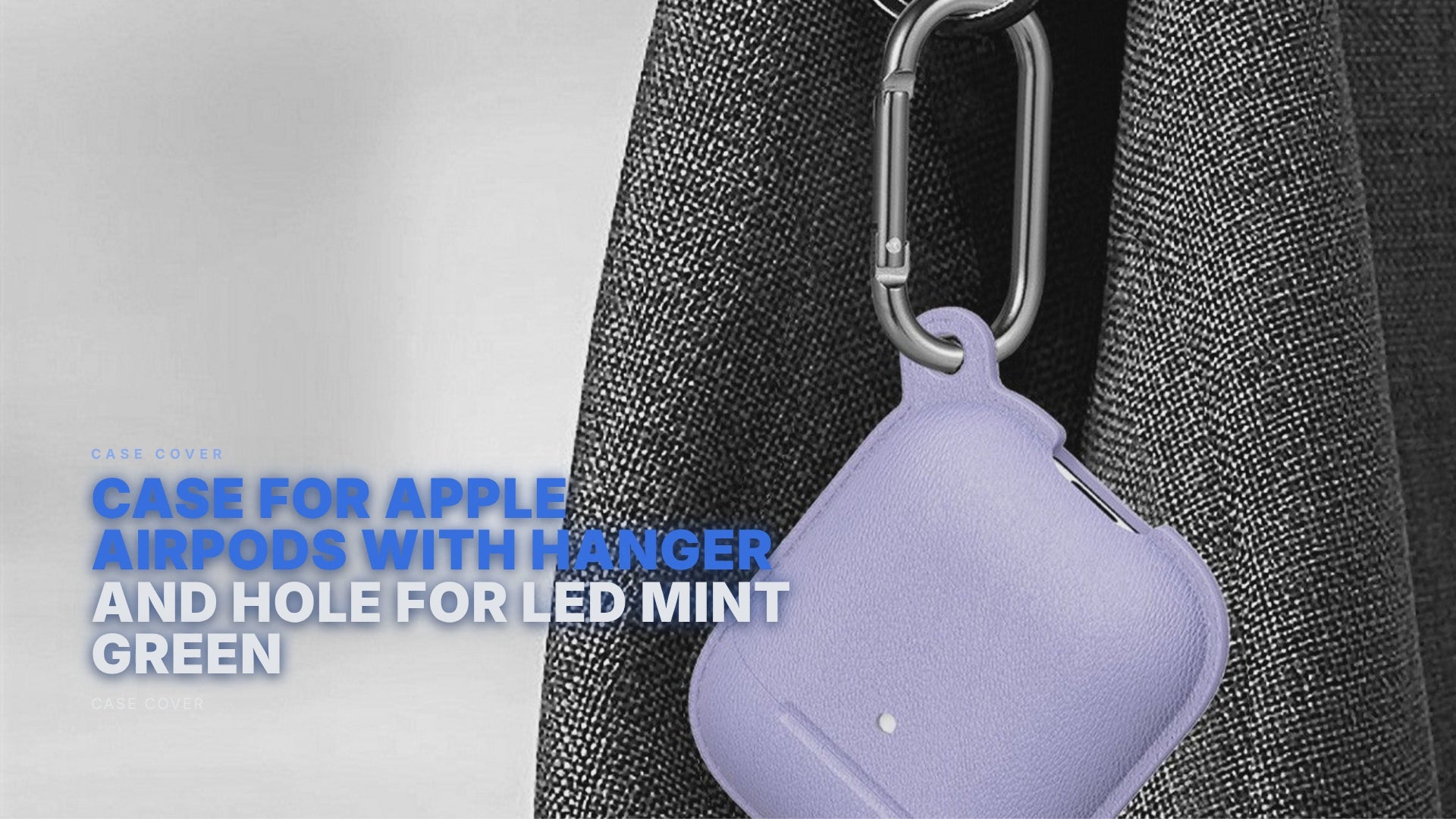 Case For Apple Airpods With Hanger And Hole For LED Mint Green Case Cover FoneFunShop