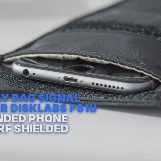 Faraday Bag Signal Blocker Disklabs PS1U Unbranded Phone Shield RF Shielded Faraday FoneFunShop