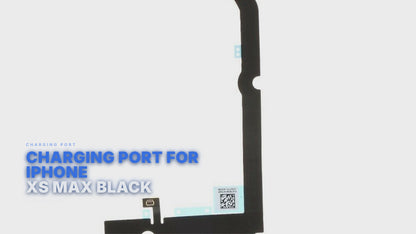 Charging Port For iPhone Xs Max Black Charging Port FoneFunShop