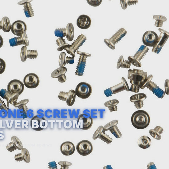 For iPhone 6 Screw Set With Silver Bottom Screws FoneFunShop