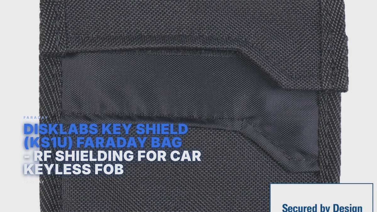 Disklabs Key Shield (KS1U) Faraday Bag Unbranded - RF Shielding for Car Keyless Fob Faraday FoneFunShop