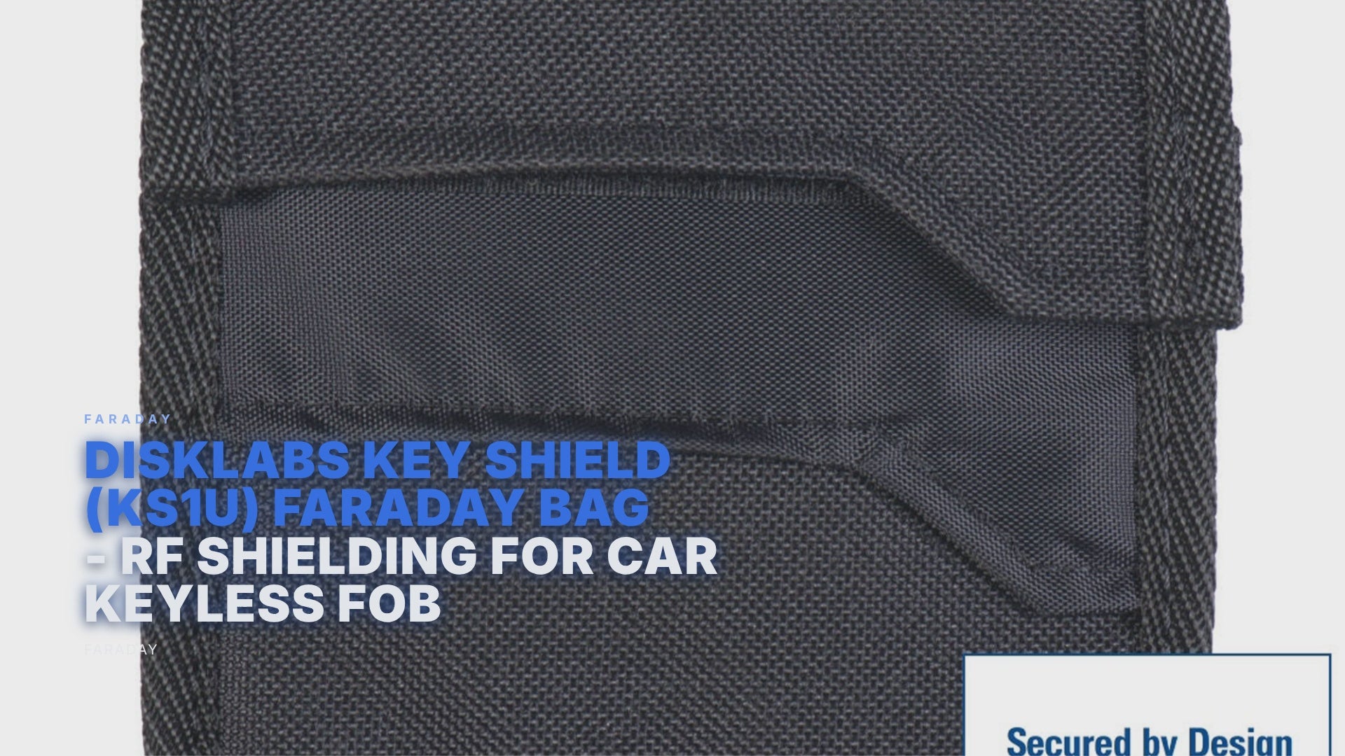 Disklabs Key Shield (KS1U) Faraday Bag Unbranded - RF Shielding for Car Keyless Fob Faraday FoneFunShop