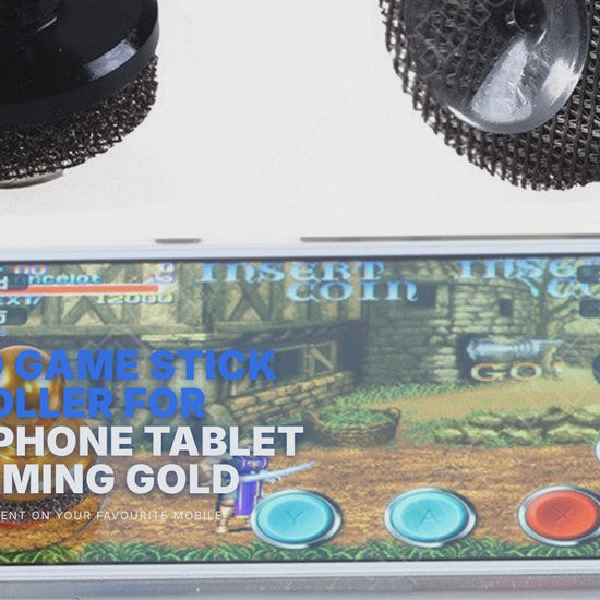 Joypad Game Stick Controller For Smartphone Tablet iPad Gaming Gold FoneFunShop