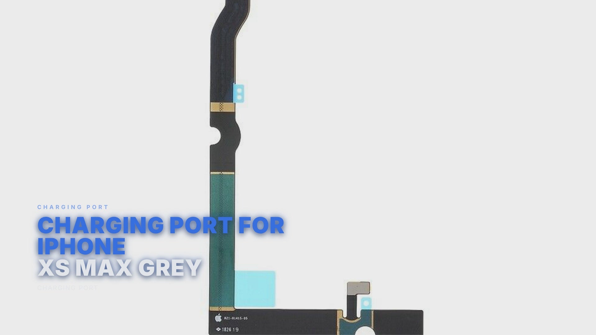 Charging Port For iPhone Xs Max Grey Charging Port FoneFunShop