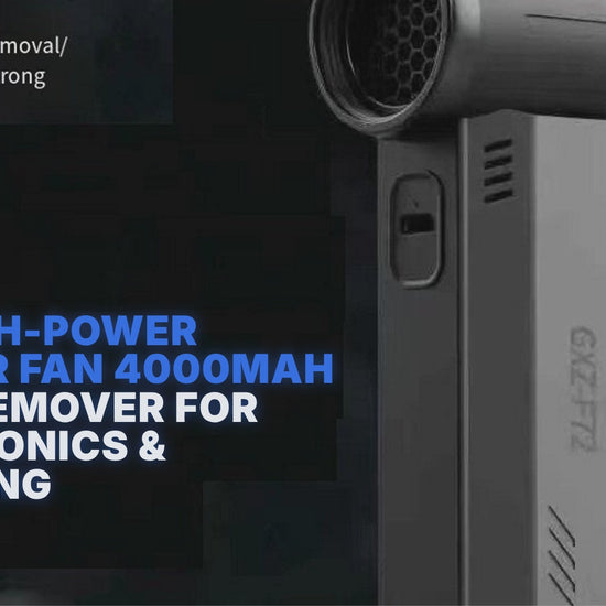 F72 High-Power Blower Fan 4000mAh Rechargeable Dust Remover for Electronics & Cleaning Portable Fan FoneFunShop