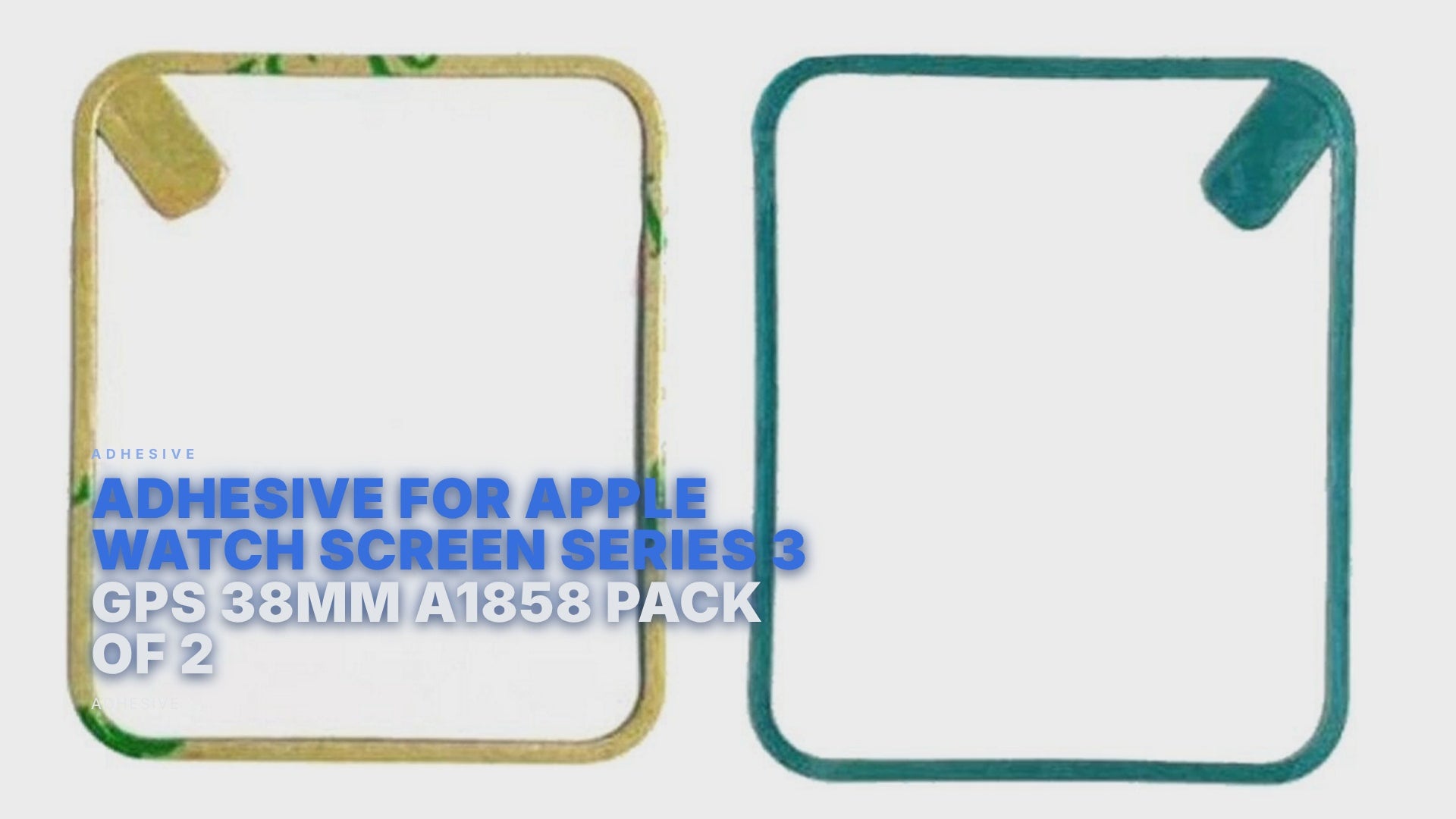 Adhesive For Apple Watch Screen Series 3 GPS 38mm A1858 Pack of 2 Adhesive FoneFunShop