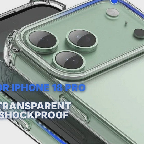 Case For iPhone 18 Pro Max Clear Transparent Tough Shockproof Armoured Case Cover FoneFunShop