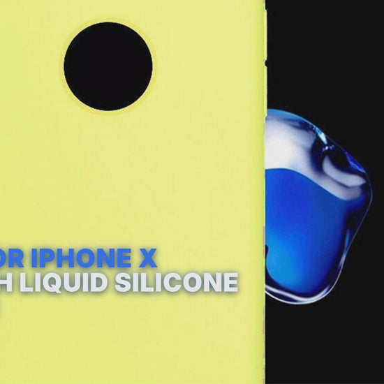 Case For iPhone X Smooth Liquid Silicone Pollen Case Cover FoneFunShop