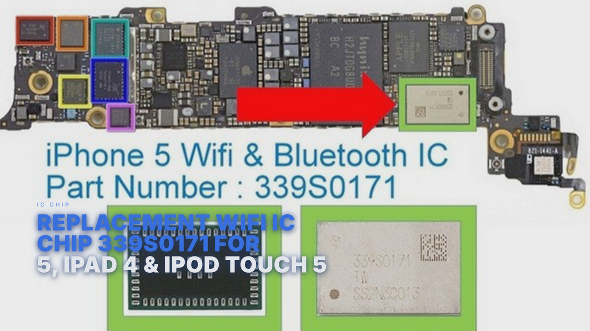 Replacement WiFi IC Chip 339S0171 For Apple iPhone 5, iPad 4 & iPod Touch 5 ic Chip FoneFunShop