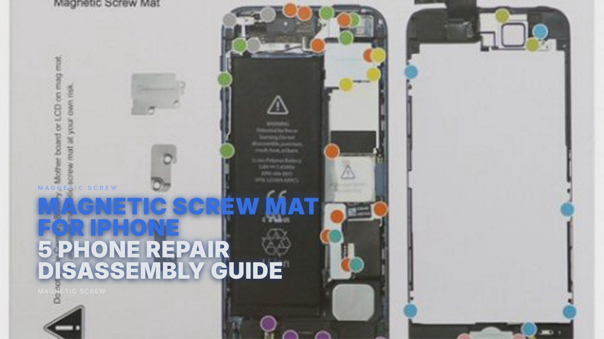 Magnetic Screw Mat For iPhone 5 Phone Repair Disassembly Guide Magnetic Screw FoneFunShop