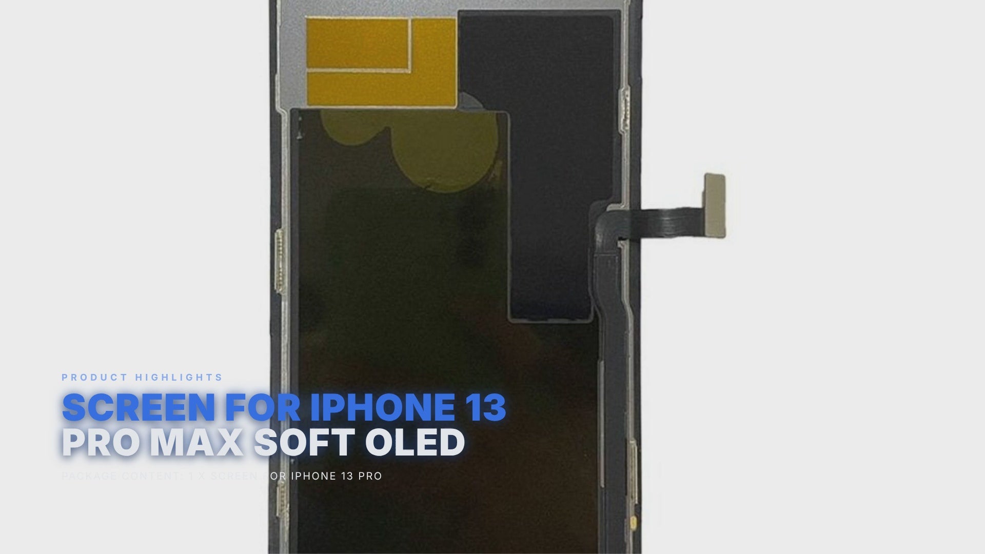 Screen For iPhone 13 Pro Max Soft OLED FoneFunShop